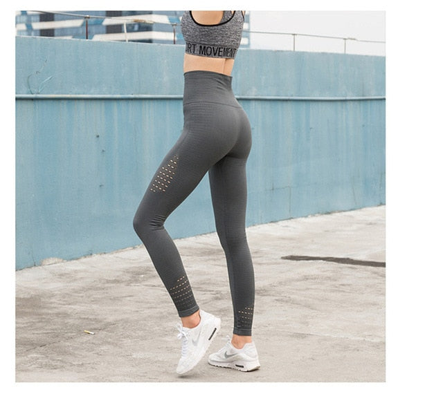 High Waisted Yoga Pants Gym Seamless Leggings Exercise Tights Women Pant Gym Leggings Fitness Yoga Running Sports Clothing