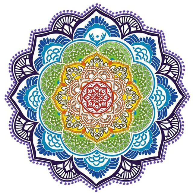 Hot Beach Towel Tassel Yoga Mat Carpet Tapete Doormat Tapestry Indian Mandala Blankets Bathroom Carpet Camping Mattress 7 Color