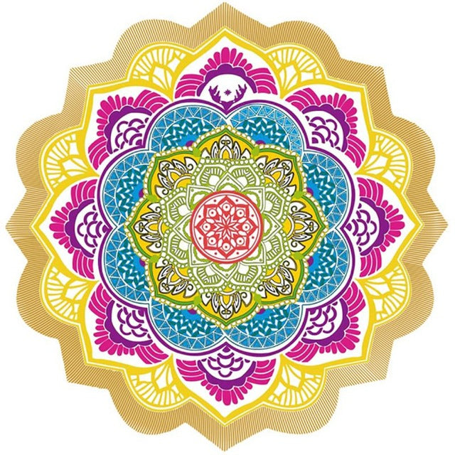 Hot Beach Towel Tassel Yoga Mat Carpet Tapete Doormat Tapestry Indian Mandala Blankets Bathroom Carpet Camping Mattress 7 Color