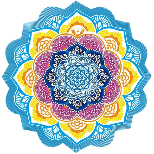 Hot Beach Towel Tassel Yoga Mat Carpet Tapete Doormat Tapestry Indian Mandala Blankets Bathroom Carpet Camping Mattress 7 Color