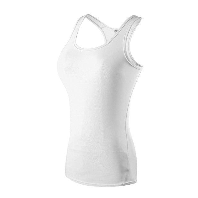 Yoga Shirt Sport Running Quick Dry Vest High elasticity Tight fitting Women GYM Clothing fitness bodybuilding T shirt