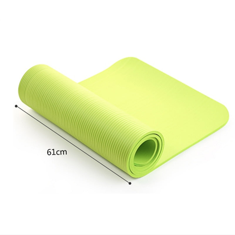 Yoga Mat Exercise Pad Thick Non-slip Folding Gym Fitness Mat Pilates Supplies Non-skid Floor Play Mat 4 Colors 9282