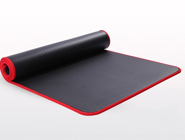 10MM Extra Thick High Quality NRB Non-slip Yoga Mats For Fitness Environmental Tasteless Pilates Gym Exercise Pads with Bandage