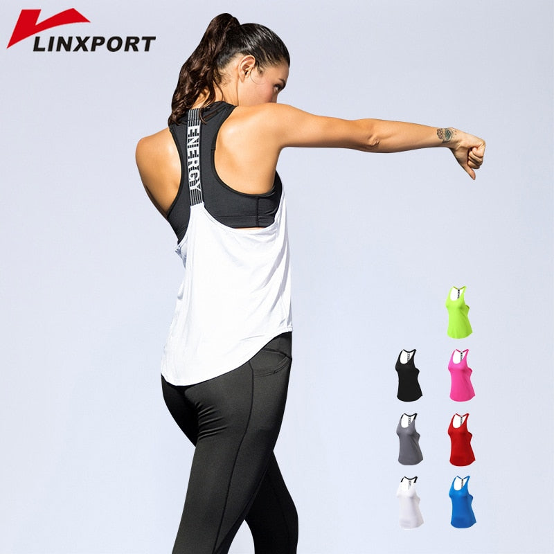 Sexy Women Yoga Vest Backless Gym Singlets Sleeveless Training Shirts Fitness Tights Sport Clothing Sportswear Dry Fit Tank Tops