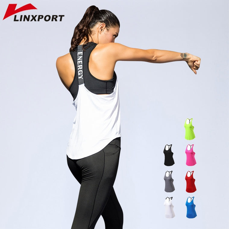 Sexy Women Yoga Vest Backless Gym Singlets Sleeveless Training Shirts Fitness Tights Sport Clothing Sportswear Dry Fit Tank Tops