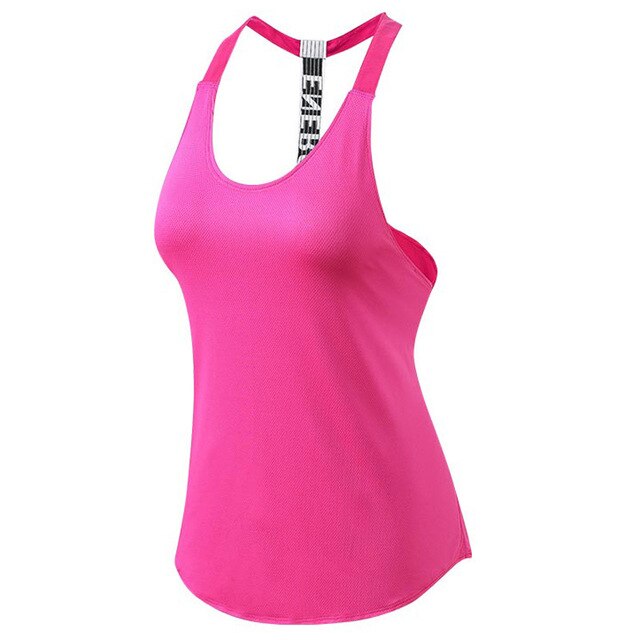 Sexy Women Yoga Vest Backless Gym Singlets Sleeveless Training Shirts Fitness Tights Sport Clothing Sportswear Dry Fit Tank Tops
