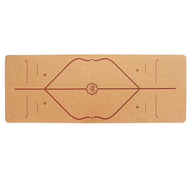 5MM Natural Cork TPE Non-slip Yoga Mat Fitness Sports Gym Mat Women Men Gymnastics Pad Pilates Mat Exercise Training Mats