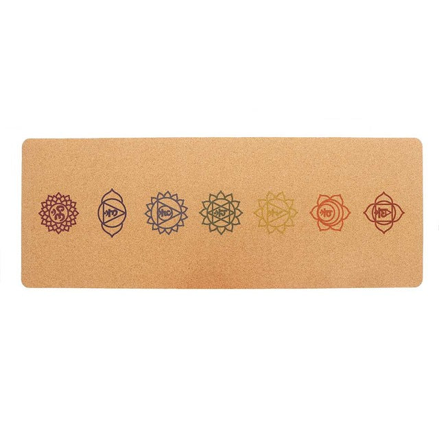 5MM Natural Cork TPE Non-slip Yoga Mat Fitness Sports Gym Mat Women Men Gymnastics Pad Pilates Mat Exercise Training Mats